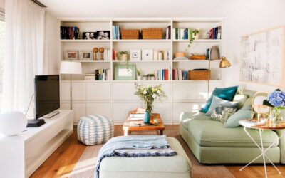 Gana espacio y amplitud en el salón con estas ideas